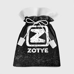 Подарочный мешок Zotye с потертостями на темном фоне