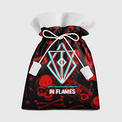 Мешок для подарков In Flames rock glitch, цвет: 3D-принт
