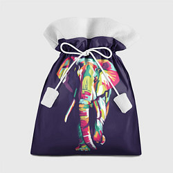 Мешок для подарков По улице слона водили, цвет: 3D-принт