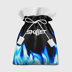 Мешок для подарков Skillet blue fire, цвет: 3D-принт