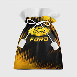 Мешок для подарков Ford - gold gradient, цвет: 3D-принт