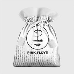 Мешок для подарков Pink Floyd с потертостями на светлом фоне, цвет: 3D-принт