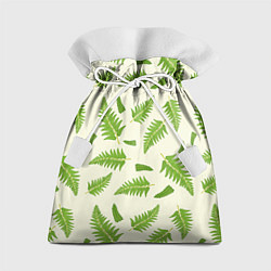 Мешок для подарков Лесной зеленый папоротник, цвет: 3D-принт