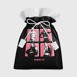 Мешок для подарков Blackpink Kick it, цвет: 3D-принт