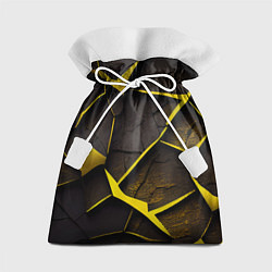 Мешок для подарков Угольные разломы, цвет: 3D-принт