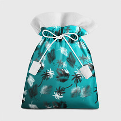 Мешок для подарков Летний узор с пальмами, цвет: 3D-принт