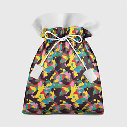 Мешок для подарков Модный красочный камуфляж, цвет: 3D-принт
