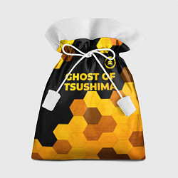Подарочный мешок Ghost of Tsushima - gold gradient: символ сверху
