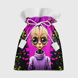 Мешок для подарков Alien - comics art style, цвет: 3D-принт