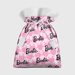 Мешок для подарков Логотип Барби и розовое кружево, цвет: 3D-принт