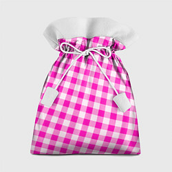 Мешок для подарков Розовая клетка Барби, цвет: 3D-принт