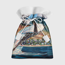 Мешок для подарков Лахайна - Балет Кита, цвет: 3D-принт