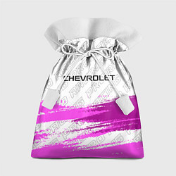 Мешок для подарков Chevrolet pro racing: символ сверху, цвет: 3D-принт