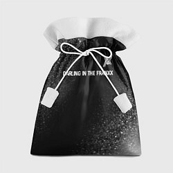 Мешок для подарков Darling in the FranXX glitch на темном фоне: симво, цвет: 3D-принт