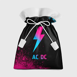 Мешок для подарков AC DC - neon gradient, цвет: 3D-принт