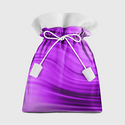 Мешок для подарков Розово фиолетовый абстрактный узор волны, цвет: 3D-принт