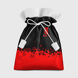 Мешок для подарков Rainbow Six красные краски, цвет: 3D-принт