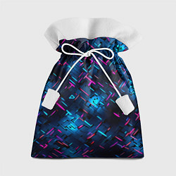 Мешок для подарков Неоновая сталь cyberpunk, цвет: 3D-принт