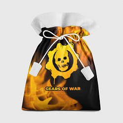Мешок для подарков Gears of War - gold gradient, цвет: 3D-принт
