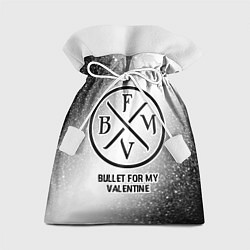 Мешок для подарков Bullet For My Valentine glitch на светлом фоне, цвет: 3D-принт
