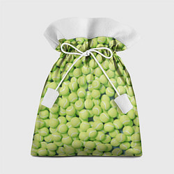 Мешок для подарков Много теннисных мячей, цвет: 3D-принт