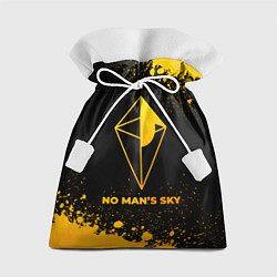 Мешок для подарков No Mans Sky - gold gradient, цвет: 3D-принт