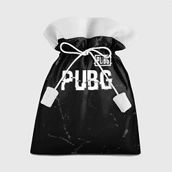 Мешок для подарков PUBG glitch на темном фоне посередине, цвет: 3D-принт
