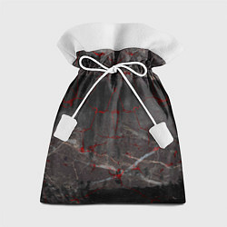 Мешок для подарков Серый мрамор, цвет: 3D-принт