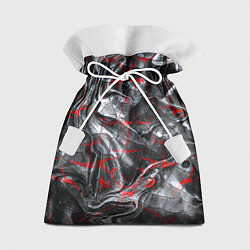 Мешок для подарков Красные узоры, цвет: 3D-принт