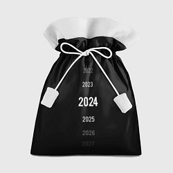 Мешок для подарков Lets go next - 2024, цвет: 3D-принт