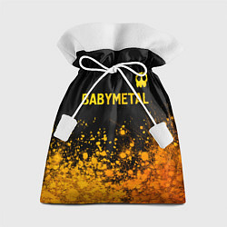 Мешок для подарков Babymetal - gold gradient посередине, цвет: 3D-принт