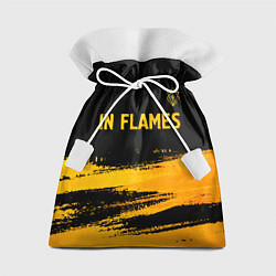 Мешок для подарков In Flames - gold gradient посередине, цвет: 3D-принт