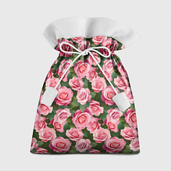 Мешок для подарков Розовые розы паттерн, цвет: 3D-принт