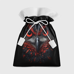 Мешок для подарков Красная сова, цвет: 3D-принт