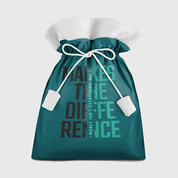 Мешок для подарков Мотивационная цитата о деньгах, цвет: 3D-принт