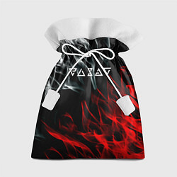 Мешок для подарков Ведьмак лого битва огней, цвет: 3D-принт
