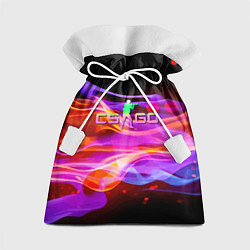 Мешок для подарков Counter Strike - neon glow, цвет: 3D-принт