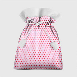 Мешок для подарков Мелкие сердечки паттерн, цвет: 3D-принт