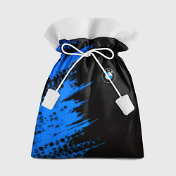 Мешок для подарков BMW краски синие, цвет: 3D-принт