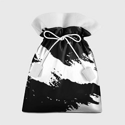 Мешок для подарков Чёрнобелые краски, цвет: 3D-принт