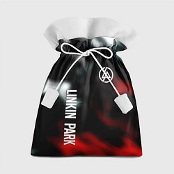 Мешок для подарков Linkin park flame, цвет: 3D-принт