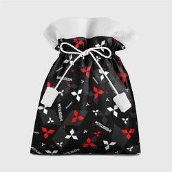 Мешок для подарков Mitsubishi - logo pattern, цвет: 3D-принт
