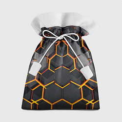 Мешок для подарков Нано соты шестиугольник, цвет: 3D-принт