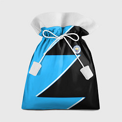 Мешок для подарков Manchester City geometry sport, цвет: 3D-принт