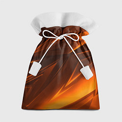 Мешок для подарков Geometry stripes orange, цвет: 3D-принт