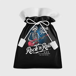 Мешок для подарков Rock and roll - punk, цвет: 3D-принт