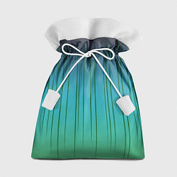 Мешок для подарков Хаотичные зеленые линии, цвет: 3D-принт