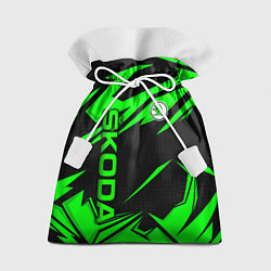 Мешок для подарков Skoda - green uniform, цвет: 3D-принт