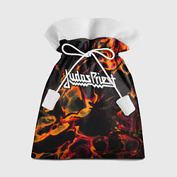 Мешок для подарков Judas Priest red lava, цвет: 3D-принт