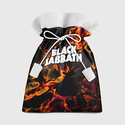 Мешок для подарков Black Sabbath red lava, цвет: 3D-принт